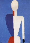 Kasimir Malevich Half-length oil painting on canvas